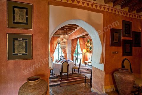 Salles et salle  manger - Dar El Hadir de Antoine dans la medina de Tozeur