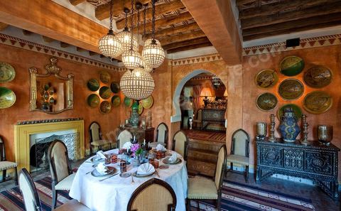 Salles et salle à manger - Dar El Hadir de Antoine dans la medina de Tozeur