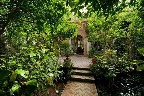 Patio jardin - Dar El Hadir de Antoine dans la medina de Tozeur