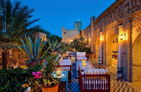 Terrasse - Dar El Hadir de Antoine dans la medina de Tozeur