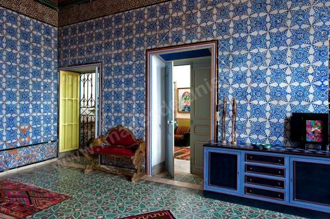 La Chambre Bleue B&B Bed and Breakfast dans la Maison de Marouane et Sondos Ben Milled dans la medina de Tunis