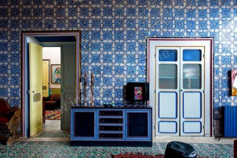 La Chambre Bleue B&B Bed and Breakfast dans la Maison de Marouane et Sondos Ben Milled dans la medina de Tunis