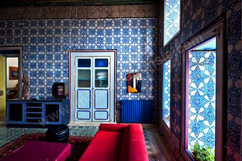 La Chambre Bleue B&B Bed and Breakfast dans la Maison de Marouane et Sondos Ben Milled dans la medina de Tunis