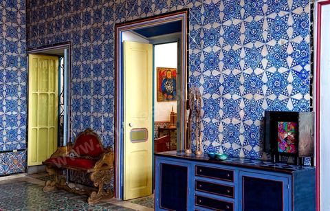 La Chambre Bleue B&B Bed and Breakfast dans la Maison de Marouane et Sondos Ben Milled dans la medina de Tunis