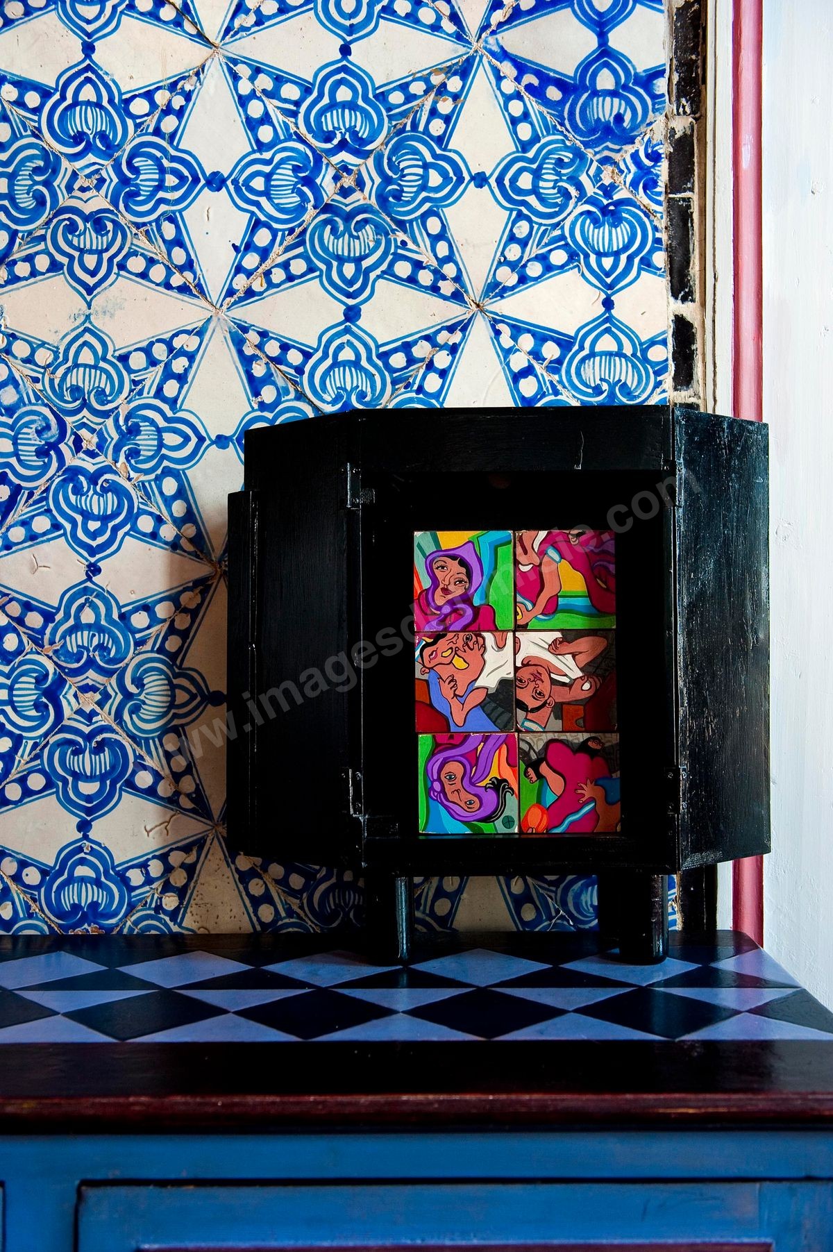 La Chambre Bleue B&B Bed and Breakfast dans la Maison de Marouane et Sondos Ben Milled dans la medina de Tunis