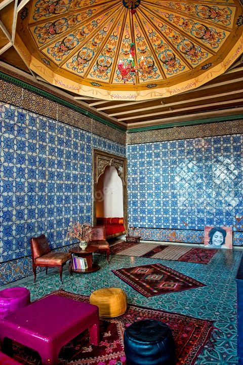 La Chambre Bleue B&B Bed and Breakfast dans la Maison de Marouane et Sondos Ben Milled dans la medina de Tunis