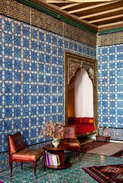 La Chambre Bleue B&B Bed and Breakfast dans la Maison de Marouane et Sondos Ben Milled dans la medina de Tunis
