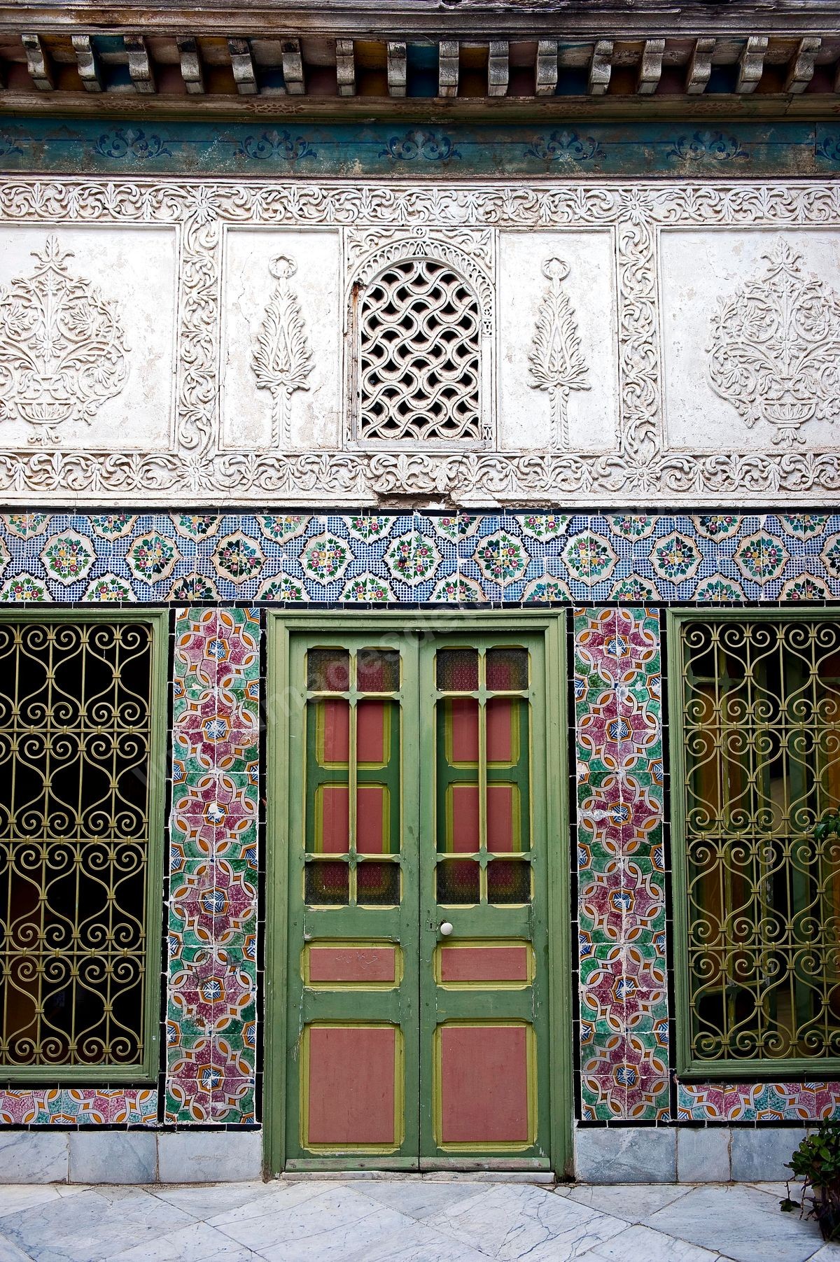 Patio ouvert dans la Maison de Marouane et Sondos Ben Milled dans la medina de Tunis