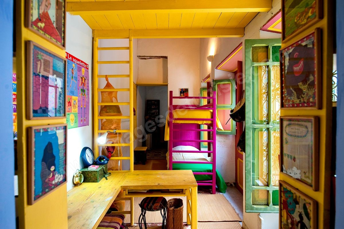 Chambre des enfants de la Maison de Marouane et Sondos Ben Milled dans la medina de Tunis