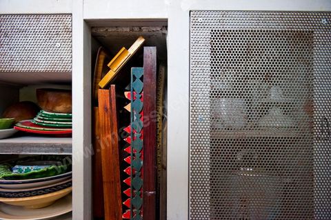 Salle à manger et cuisine dans la Maison de Marouane et Sondos Ben Milled dans la medina de Tunis