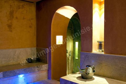 Le nouveau Spa "les Bains Berbères" de l'hotel Tamerza Palace à Tamerza dasn le sud tunisien