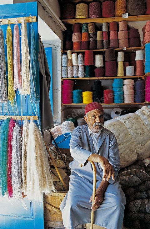 Boutique de laine à Houmt Souk - Djerba