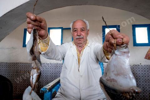 Criée aux poissons au marché de Houmt Souk