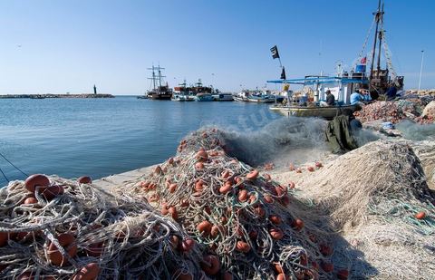 MArina et portd e pêche de Houmt Souk