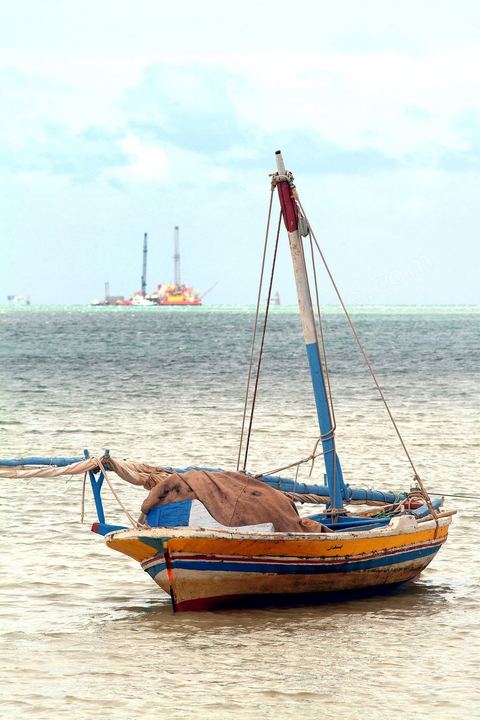 Plages et barques sur l'ile de Kerkennah