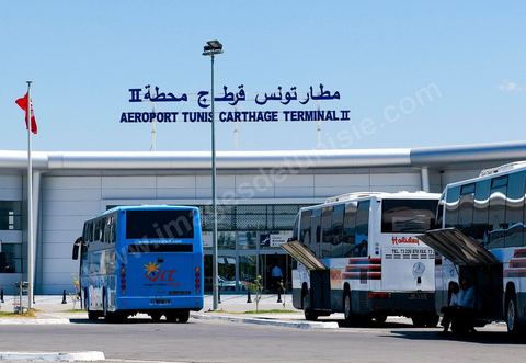Aéroport International de Tunis Carthage Terminale II réservé aux charters
