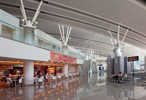 Zone d'embarquement et de Duty Free. Aéroport international d'Enfidha Zine El Abidine Ben Ali