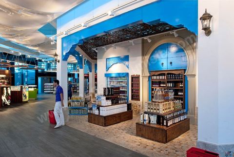 Zone d'embarquement et de Duty Free. Aéroport international d'Enfidha Zine El Abidine Ben Ali