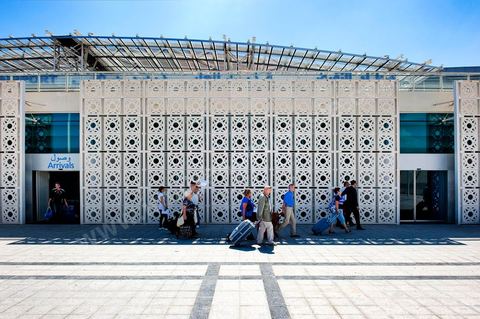 façade extérieure de l'Aéroport international d'Enfidha Zine El Abidine Ben Ali
