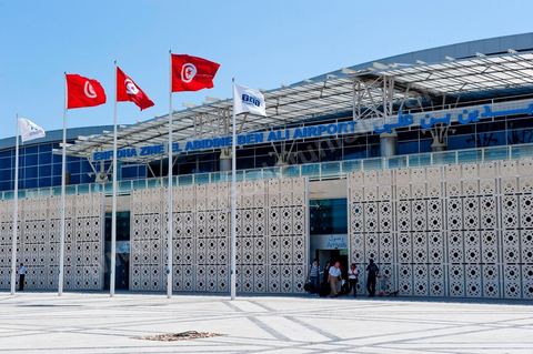 façade extérieure de l'Aéroport international d'Enfidha Zine El Abidine Ben Ali