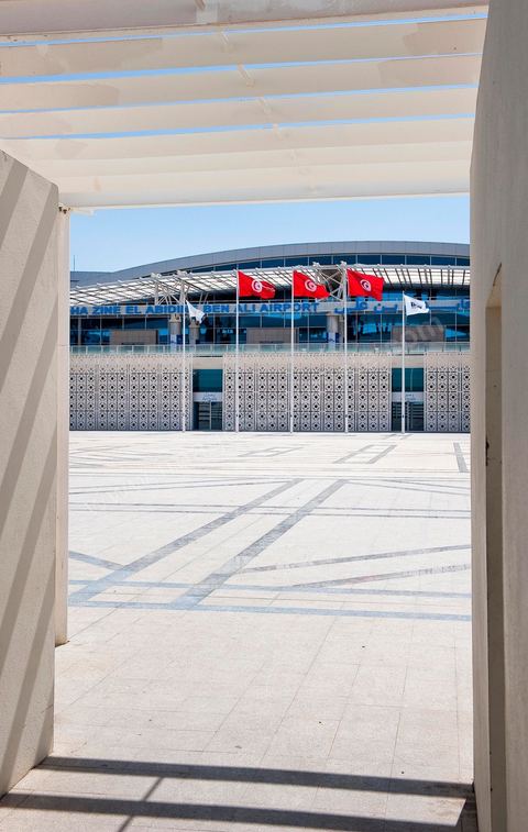façade extérieure de l'Aéroport international d'Enfidha Zine El Abidine Ben Ali