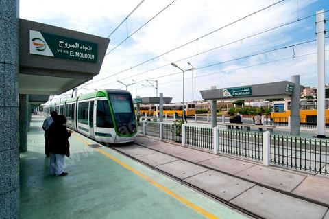 Station du Métro Léger de Tunis métro aérien