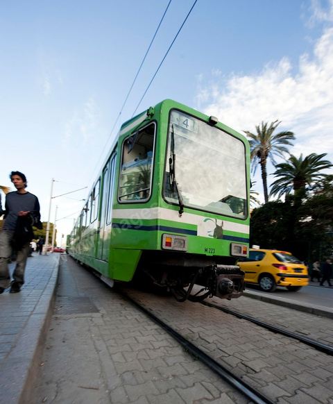 Métro léger dans les rues de Tunis - tramway à Tunis, Le métro léger est géré par la Société des transports de Tunis, Transtu