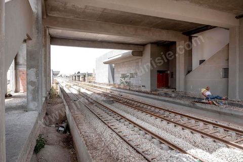 Future Gare du RFR à la Manouba, banlieue ouest de Tunis.