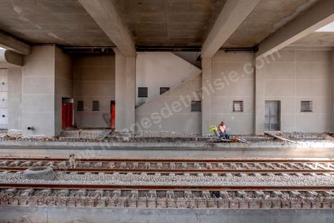 Future Gare du RFR à la Manouba, banlieue ouest de Tunis.