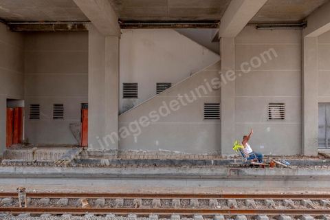 Future Gare du RFR à la Manouba, banlieue ouest de Tunis.