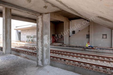 Future Gare du RFR à la Manouba, banlieue ouest de Tunis.