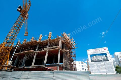 Immeuble résidentiel dans la nouvelle zone d'extension des Begres du Lac à Tunis