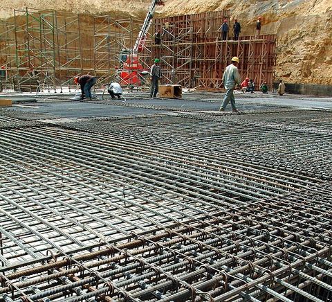 Chantier de construction immobilier à Tunis
