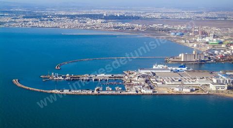 Port de la Goulette vu du ciel