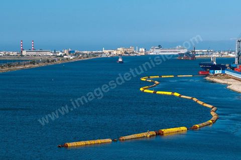 Canal de Tunis et Port commercial maritime  de Radès