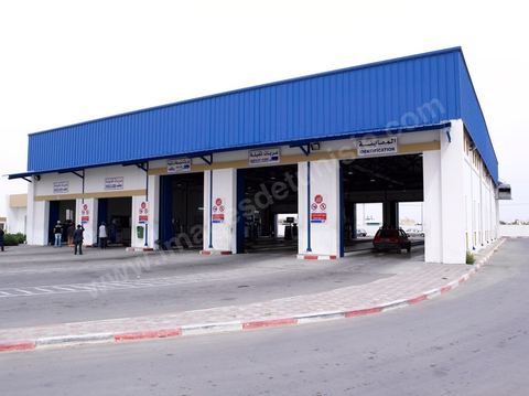 Centre de visite technique automobile de l'Agence Technique des Transports Terrestres ( ATTT ) de Sakiet Ezzit à Sfax