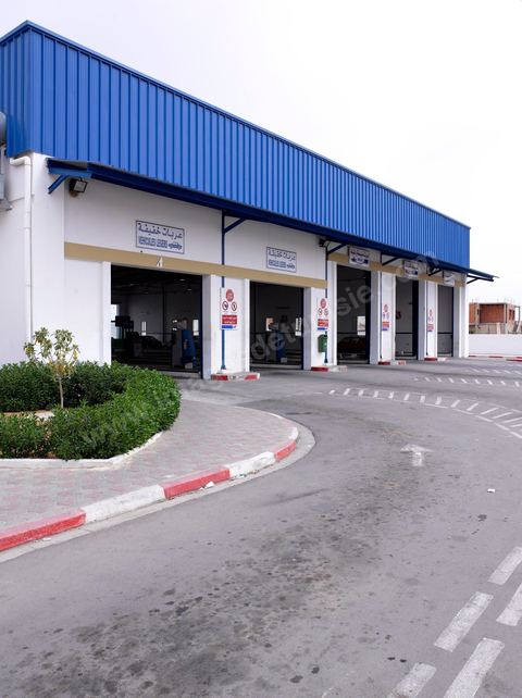 Centre de visite technique automobile de l'Agence Technique des Transports Terrestres ( ATTT ) de Sakiet Ezzit à Sfax