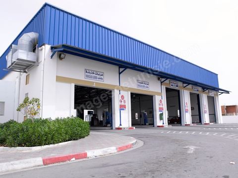 Centre de visite technique automobile de l'Agence Technique des Transports Terrestres ( ATTT ) de Sakiet Ezzit à Sfax