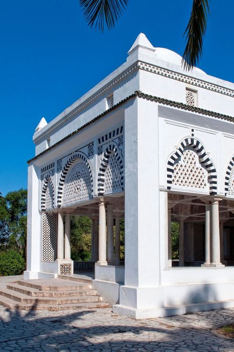Façade extérieure de la Koubba du Belvédère après sa restauration