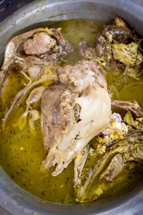 préparation couscous tete d'agneau - Restaurant Sofra - Houmt Souk