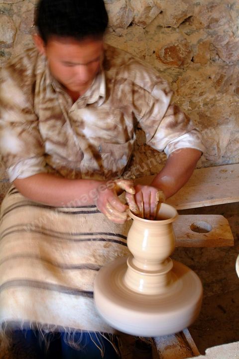 Atelier de poterie et salle de séchage à Djerba Heritage au Parc Djerba Explore 