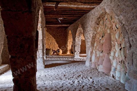 Atelier de poterie et salle de séchage à Djerba Heritage au Parc Djerba Explore 