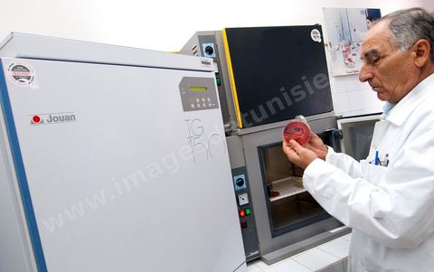 Laboratoire de conservation et fertilisation des ovules au Centre de Recherche en Santé de la Repproduction de l'Ariana à Tunis - Office national de la Famille et de la Population - Ministère de la Santé Publique