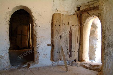 Intérieur d'une maison traditionnelle dans le village de Douiret