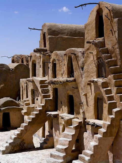 Ksar Ouled Soltane dans la région du Dahar