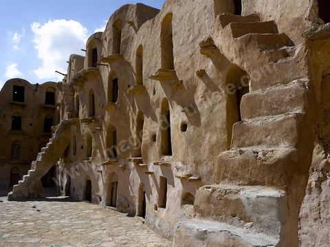 Ksar Ouled Soltane dans la région du Dahar