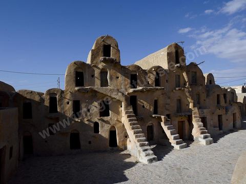 Ksar Ouled Soltane dans la région du Dahar