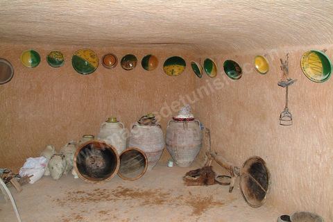 Cuisine d'une Maison troglodyte de Matmata
