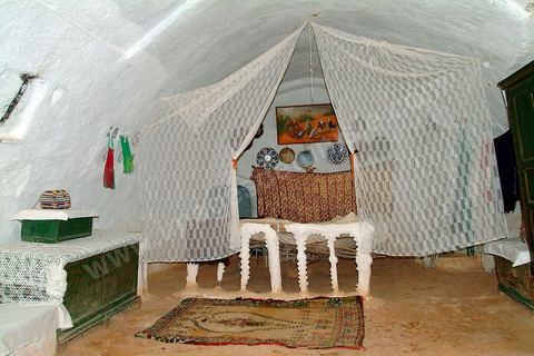 Chambre d'une maison troglodyte de Matmata