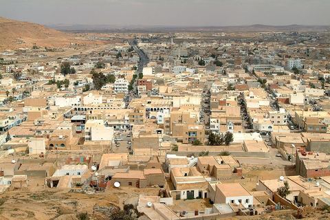 Vue générale dur la ville de Tataouine
